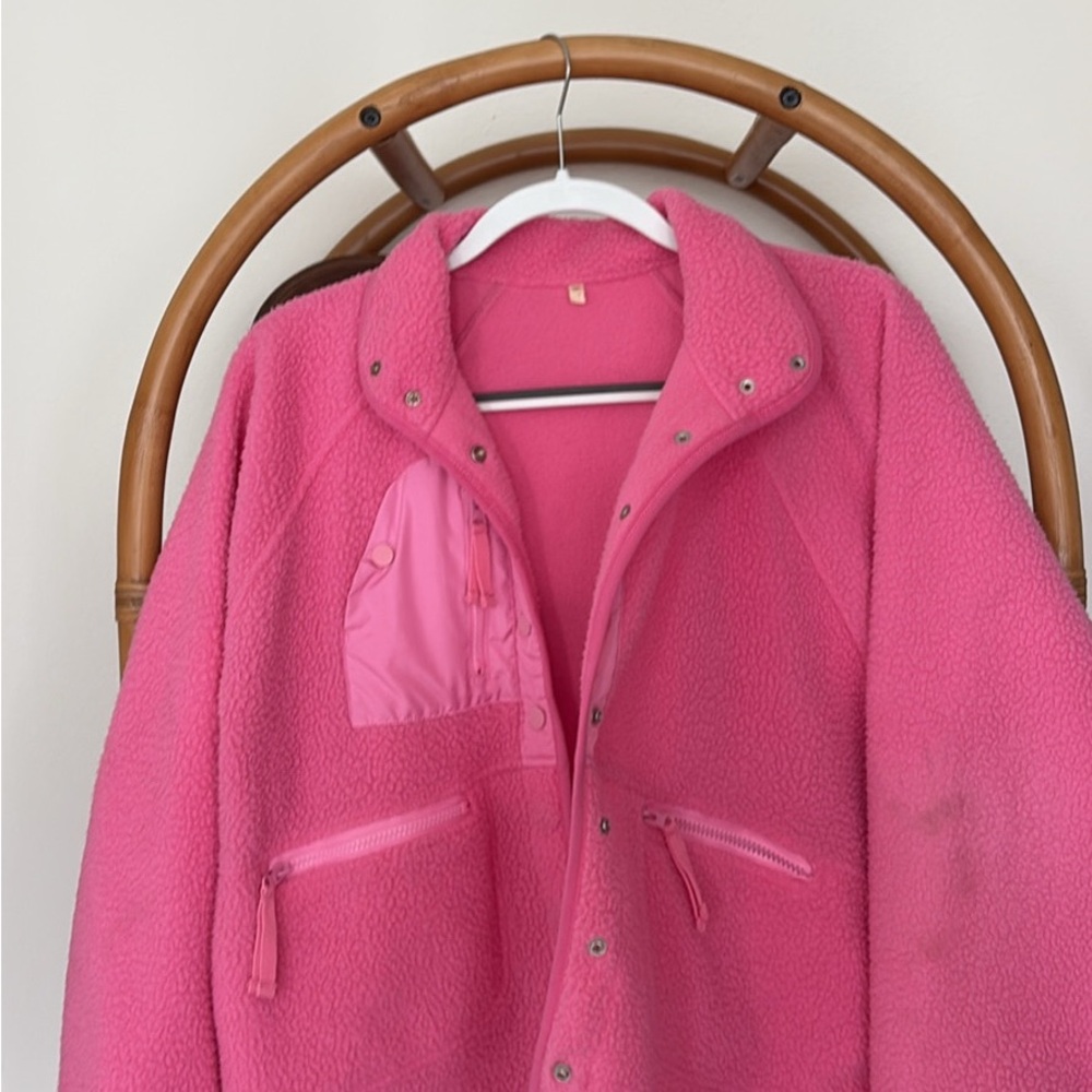 Women's Pink Fleece Jacket